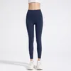 Dames rijnen yoga legging designer leggings naakt gevoel hoge taille sportbroeken ademende workout gym elastische fitness algehele panty's training lulus