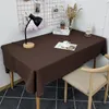 طاولة قماش مائدة مائدة اللون النقي لون الكتان حصيرة شاي _jes4088