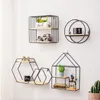 Decorative Objects Figurines Nordic Wall Shelf Decoration Metal Storage Rack Kitchen Living Room Crafts Display Racks Home Decor 230725