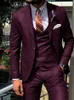 Men's Suits Blazers ANNIEBRITNEY Dark Blue 3 Piece Slim Men Fashion Suit Cutsom Groom Wedding Tuxedo Prom Wedding Tailor Made Men Suit With Pants 230724