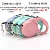 3/5metrar Nylon Infällbar hundkrage för små medelstora stora hundkatter Leasches bly hundtillbehör Roulette Leash Dogs Supplies L230620