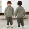 Down Coat Jcket dla chłopca na płaszcz dla chłopców zima jesień polarowa bawełniana ciepłe ubrania na zewnątrz dla dzieci HKD230725