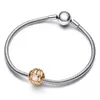 Högkvalitativ sträng charmsarmband för kvinnor bröllopsfest designer smycken planet hänge diy fit pandora armband pärlor med låda