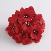 Getrocknete Blumen, 50 Stück, Seiden-Hortensienköpfe, künstliche Köpfe für Blumenkugel, Hochzeit, Weg, Zuhause, Geschäft, Dekoration, DIY, Wandzubehör, KB01 230725