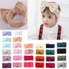 Hair Accessories 37 Colors Baby Bow Headwrap For Children Bowknot Headwear Elastic Knit Cables Turban Soft Nylon Kids