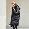 Women's Down Parkas Semir Down Jacket Women Mid-Length Hooded 2022 Winter New Oversize Thick Coat waterproofing material winter coat for woman HKD230725