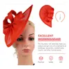 Bandanas, Cocktailparty-Hut, Fascinator, Damen-Haarschmuck, Tee-Kopfschmuck, weiße Hüte