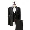 دعاوى الرجال الرجال Tuxedo Fumptuour Plar Slim Fit Dress Dress Dress