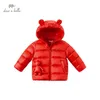 ダウンコートDBZ16317 Dave Bella Winter Baby Unisex Fashion Cartoon Hooded Down Coat Children