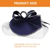 Bandanas Cocktail Party Hat Headband Women Women's Fascinators Hats Wedding Hairband Tea Headdress Yarn Miss