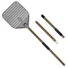 Bakformar 12 14 tum stor lång aluminiumpizza spade med lång handtag accessorie paddel spatula nonstick rund pan turner 230724