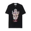 Kazabaş Tişört Yaz Erkek Kadın Tasarımcı Tshirtler Yuvarlak Boyun Teri Giyen Kısa Kollu Gömlek Nefes Alabilir Pamuk Tees CXG23072513