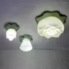 Ceiling Lights The Chinese Lotus Resin Study Aisle Dining Room Hall Corridor Decorated Tea Lamp Lamps Fixtures