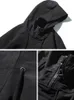 Jaquetas masculinas primavera outono longo trench coat homens moda com capuz blusão preto casaco casual tamanho grande 6xl 7xl 8xl 230724