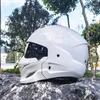 Cascos de motocicleta Casco de seguridad aprobado por DOT Modular Half Face Motocross Retro Full para adultos 2 regalos gratis