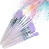 Makeup Tools Profession Makeup Brushes Set-Moonlight Purple 10 PCS Cosmestic Brushes-Foundation Powder Blush Fiber Beauty Pens-Make Up Tool 230724