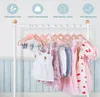 Nobemall Premium kleerhangers Baby fluwelen hangers met clips JL1683