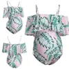 Trajes de baño de maternidad Moda Mujeres embarazadas Traje de baño Traje de baño de tirantes sexy para maternidad Verano Ropa de maternidad Ropa de baño de impresión 230724