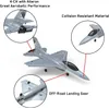 Electric/RC Aircraft F16 4CH RC aircraft 2.4G 6-axis Falcon Radio-controlled aircraft One button pneumatic fixed wing F22 RC fighter model boy foam toy 230724