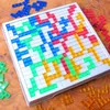 أنشطة الألعاب في الهواء الطلق لعبة لعبة Blokus Desktop Texational Squares Toys Board Board Cube Puzzle من السهل لعبها من أجل الأطفال سلسلة هدية الحفلة الداخلية 230725