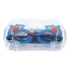 Goggles 1 Pair Kid Swim Glasses Waterproof Anti-fog Cartoon Swimming Goggles (Blue) HKD230725