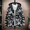 Men's Jackets 2023 Spring Double Sided Wear Windbreaker Men Casual Jacket Male Hooded Waterproof Clothing High Quality Plus Size 4XL 230724