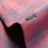 Мужские костюмы Blazers Style Style Top Top Classic Carding Slim Casual Fit Cues Костюма Tweed Jacket Business Plaid Blazer Coats Mens Olde S-6xl 230724