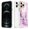 Odporne wstrząsy Soft TPU zderzak akrylowy marmurowy obudowa telefoniczna dla iPhone'a 15 14 13 11 Pro Max 11 Pro XR XS Max 7 8 Plus Samsung A53 A34 A54 S21 Fe S21 S22 S23 Ultra 2,0 mm Grubość