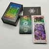 Jeux de plein air Activités Legend Cthulhu Whispers Of The Old Gods Luxe Feuille d'or Tarot PVC Divination Cartes avec finition givrée dans une jolie boîte Megnetic 230725