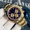 Designer Mens Watch Automatic Mechanical High Quality Ceramic Watch 40mm 904L rostfritt stål Glidande spänne Watch Sapphire Luminous Watch Montre de Luxe Daytonas