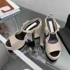 ダイヤモンドサンダル夏の女性靴本物のレザーボトムサンダルチャンキーヒールメタルチェーンアクセサリーブラックファッションザフォーティアレディースシューズ