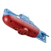 Elektriska/RC -båtar Mini RC Submarine 0,1 m/s hastighet Remote Control Boat Watertof Dyking Toy Simulation Model Gift for Kids Boys Girls Year Gift 230724