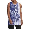 Herren-Tanktops Polynesian Tribal Tongan Totem Tattoo Tonga Prints Reversible Mesh Performance Athletic Basketball Team Uniformen