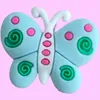 Shoe Parts Accessories Funny Light Butterfly-T1117 Cartoon Charms For Clog Sandals Unisex Decoration Cute Jig Party Gift Drop Delivery