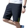 2022 Summer Men Casual Shorts randiga män Sportkläder Korta Sweatpants Jogger Man Qicky Dry Boardshorts