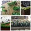 Decorative Flowers Artificial Greenery Plants Bundles Grass Fake Plastic Wheat For Indoor Outdoor Home And Window Box Farm