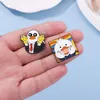 Leuke Metalen Emaille Eend Broche Pins Cartoon Olieverf Eend Broches voor Vrouwen Kinderen Kids Reversspeldjes Badge Mode sieraden Gift Accessoire Groothandel