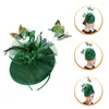 Bandanas Lady Fascinators Femmes Pinces À Cheveux Bandeau Bandeaux Femmes Papillon Cocktail Chapeau Fête En Trois Dimensions