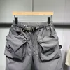 Pantaloncini da uomo coreano Large Multi Pocket Summer Simple Workwear Harun Half Pants Oversize Zipper Thin Cargo Men 230724