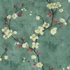 Wallpapers Floral Peel And Stick Green Self Adhesive Contact Paper Removable Waterproof Wallpaper For Bedroom Home Decoration