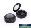 wholesale Classic Compact Matte Black Small Bottles Eyeshadow Palette Empty Cosmetic Container Round Lipstick Packing Box Dia 26mm