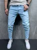 Men's Jeans Mens Jeans Elastic Fashion Slim Skinny Casual Pants Trousers Jean Male Green Black Blue 221118 L230725