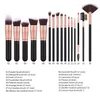 Makeup Tools FJER Makeup Brushes Premium Synthetic Foundation Powder Concealers Eye Shadows Makeup Kit 9PCS-24 PCS Brush Set Black Rose 230724