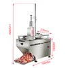 LINBOSS Electric Meat Slicer Mutton Roll Frozen Beef Cutter Lamb Cutting Machine Stainless Steel Steak Mincer 220V