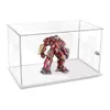 Dekorativa objekt Figurer Akryl Display Box Clear Countertop Organizer Dammtät showcase för FigurStoyCollectiblesGundamCarmodellegoblind 230725