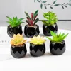 Fleurs décoratives fausses plantes PVC succulentes artificielles exquise réaliste mode facile d'entretien éternelle succulente bonsaï