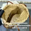 Kvällspåsar 2023 Summer Woven Bag Cowhide Women's French Handmade Vintage Handbag Grass Underarm High Grade Vine