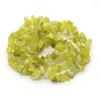 Perline Pietra Naturale Verde Peridoto Irregolare Ghiaia Squisita Perline Per Monili Che Fanno Accessori Braccialetto Collana FAI DA TE 5-8mm