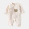 Strampler Langarm Baby Casual Overalls Jungen Mädchen Kleinkind Baumwolle Bebe Overall Kleidung Outfits Weiche Pyjamas 230724