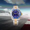 Hombre 3235 Reloj de movimiento Esfera negra Cerámica azul Relojes mecánicos automáticos Diseñador Luminoso Impermeable Moda Lujo montre de luxe 3135 Relojes de pulsera para hombre